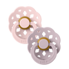 BIBS - Boheme Fopspeen  Natuurlijk Rubber  (2 stuks) Blossom/Dusky Lilac - Keekabuu